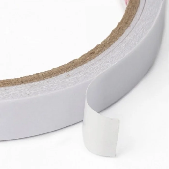 Лента двухсторонняя клейкая РР 50 мм х 5 м, плотность 70 мкм, прозрачная основа, solvent